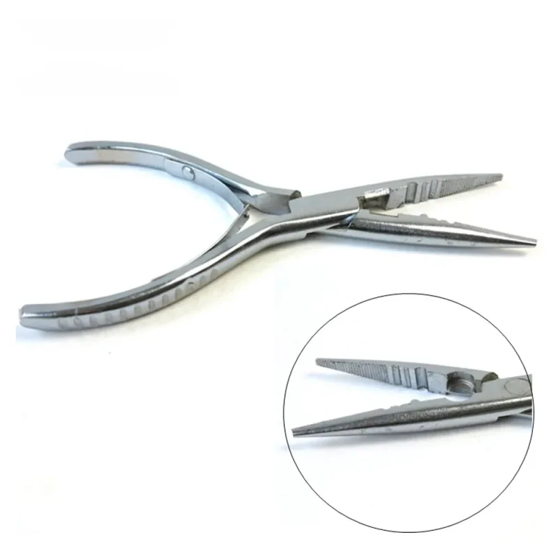 100 stainless steel hair extensions plier 3 hole tool ss 3