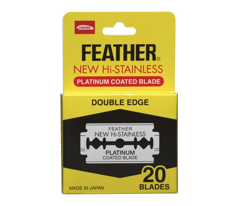 20 pack hi stainless double edge razor blades