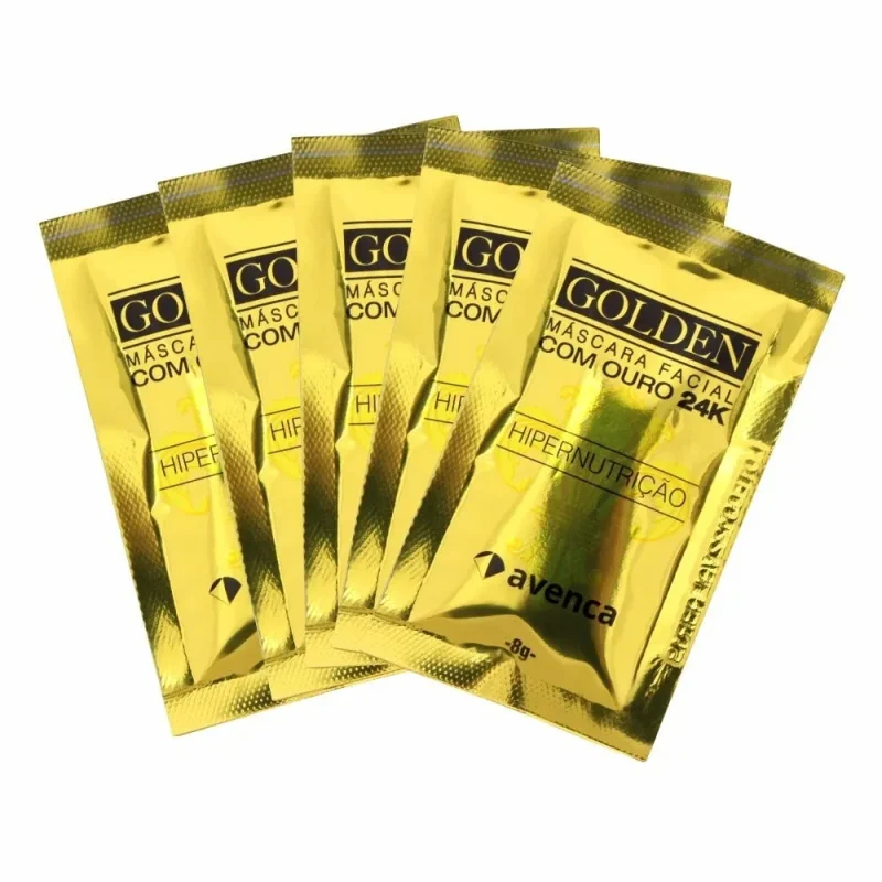 24k gold peel off face mask felps avenca hyper nutrition