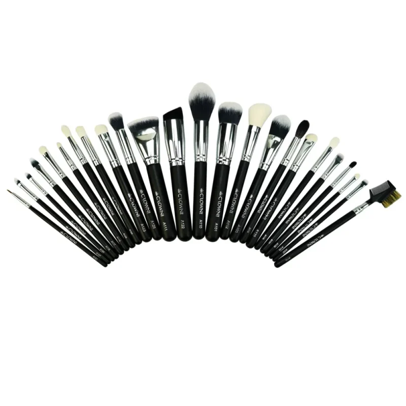 24pc crown pro brush set 911 expert makeup tools