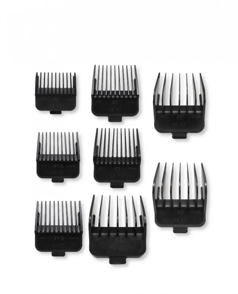 8pc magnetic dub clipper guards universal fit