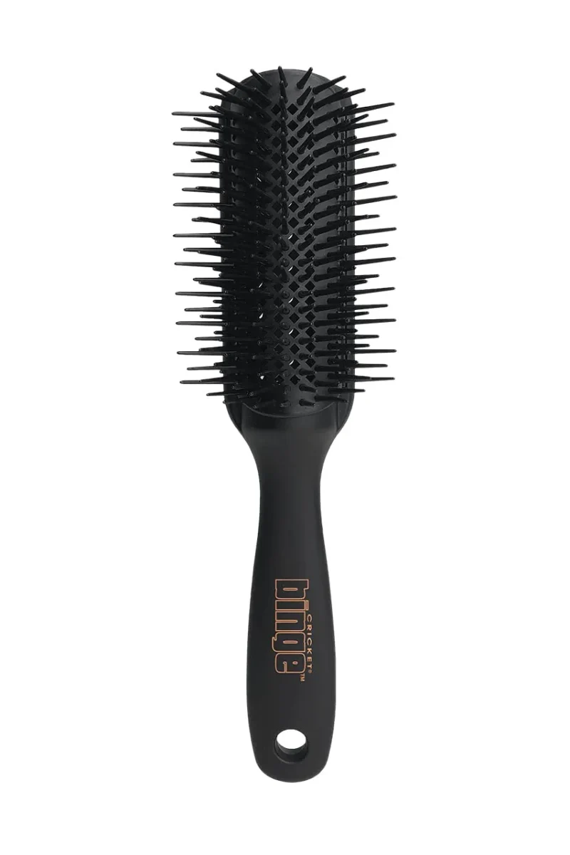 9 row cricket binge flow styler hair brush