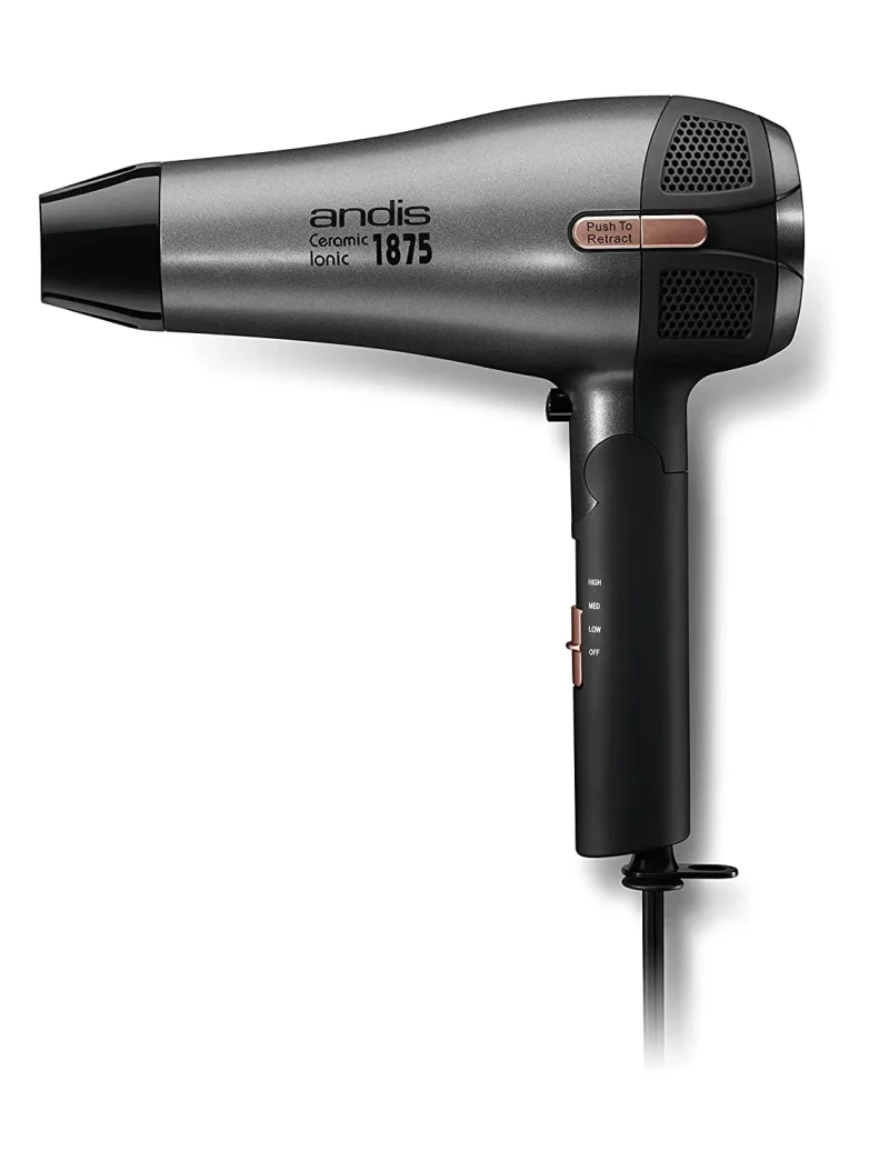 andis fold n go ionic ceramic travel hair dryer w retractable cord