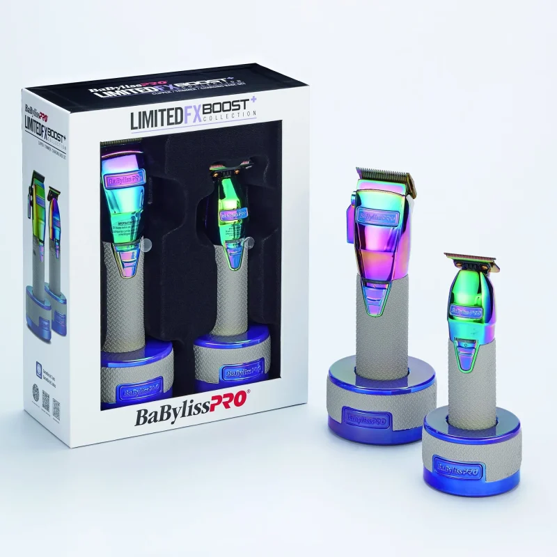 babylisspro chameleon fx boost limited edition clipper trimmer set with charging base