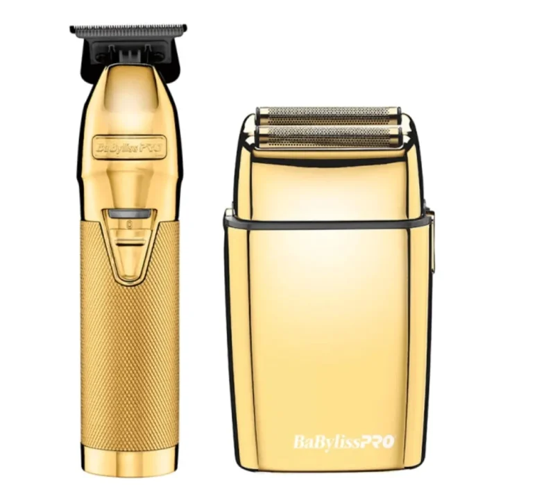 babylisspro goldfx cordless trimmer shaver set limited edition