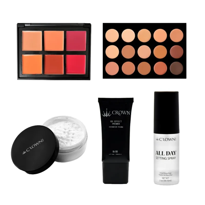 crown pro 5 piece face essentials bundle