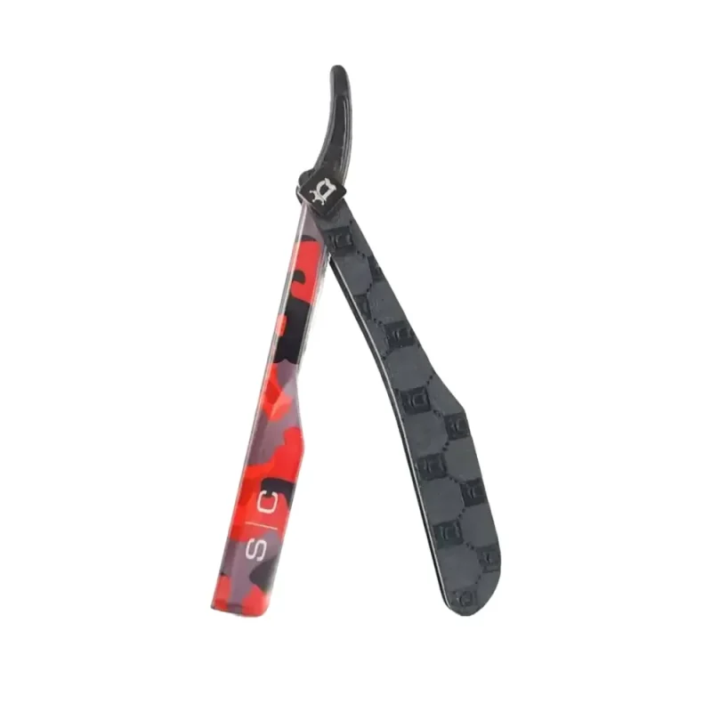 deluxe camo straight edge razor tool scdl804r