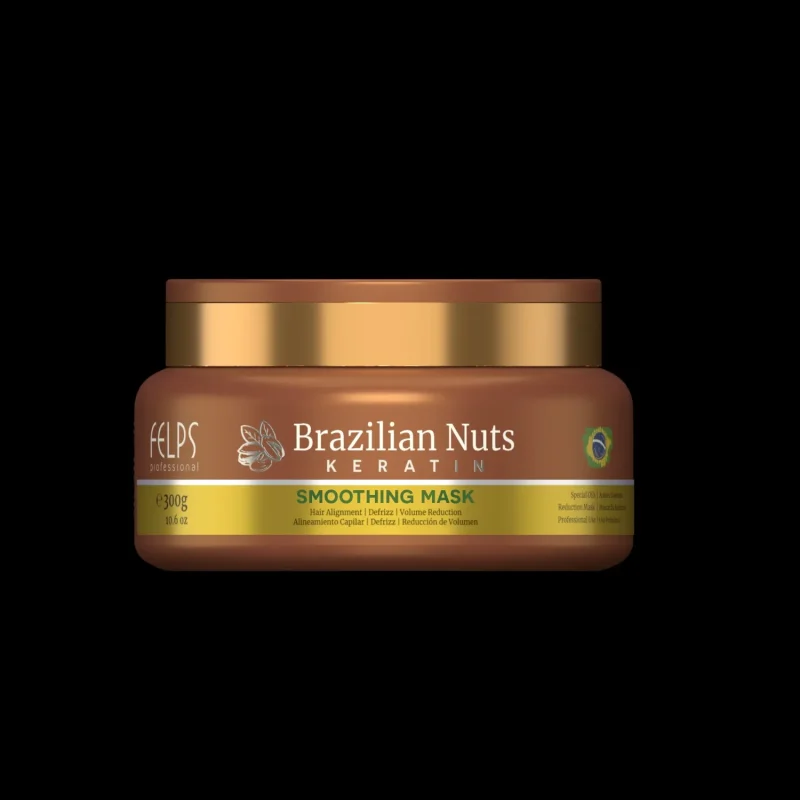 felps brazilian nut keratin smoothing mask frizz reducer reconstructor