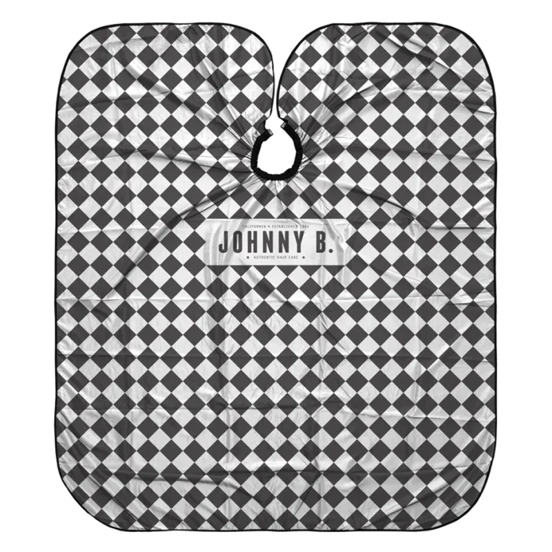 johnny b checkered cutting cape easy returns