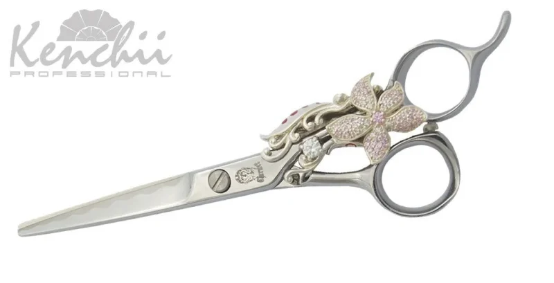 kenchii pro flower shaped straight shears