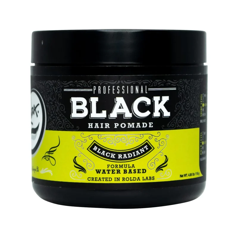 rolda black pomade medium hold medium shine 115g