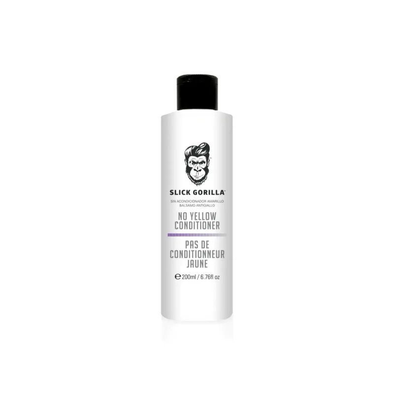 slick gorilla no yellow conditioner 200ml stops hair yellowing