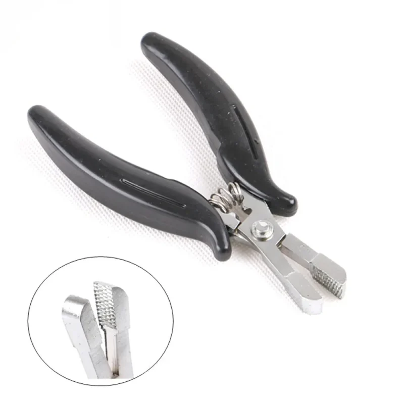 stainless steel i shaped hair extension pliers bk i