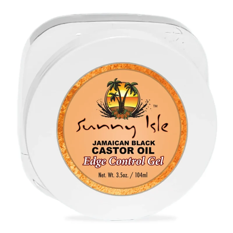 sunny isle jamaican black castor oil edge gel 105ml all natural hold