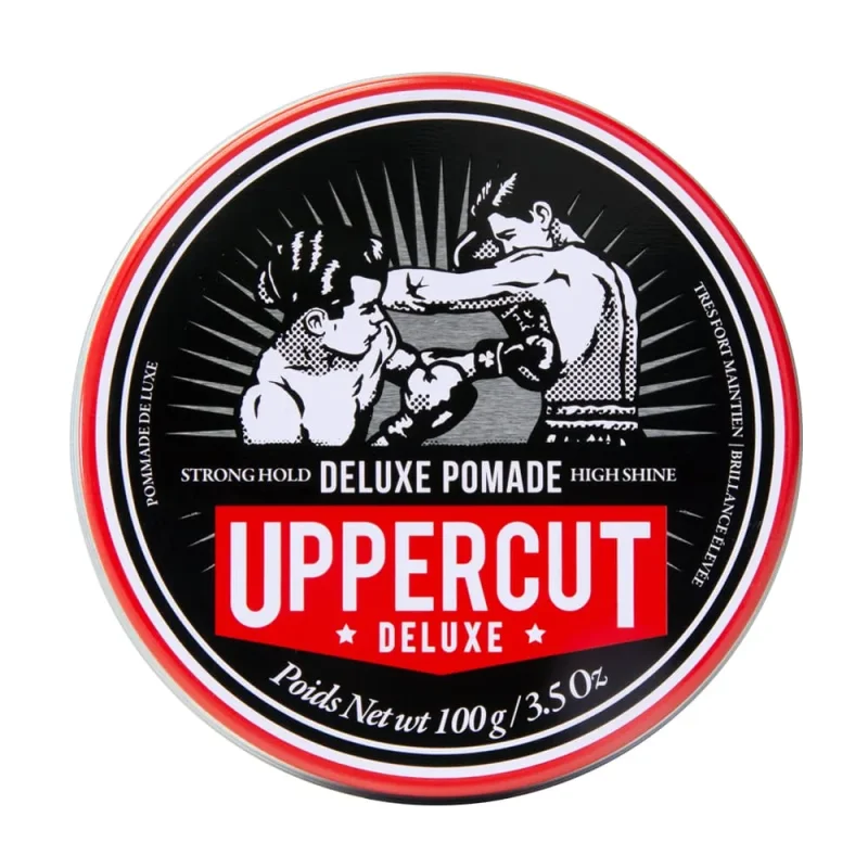 uppercut deluxe strong hold pomade for high shine