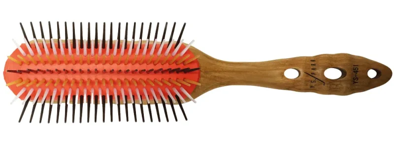 ys park 7 row hairbrush br451 effortless styling