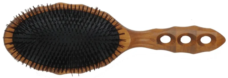 ys park eco styler tortoise wood hair brush br80cs3